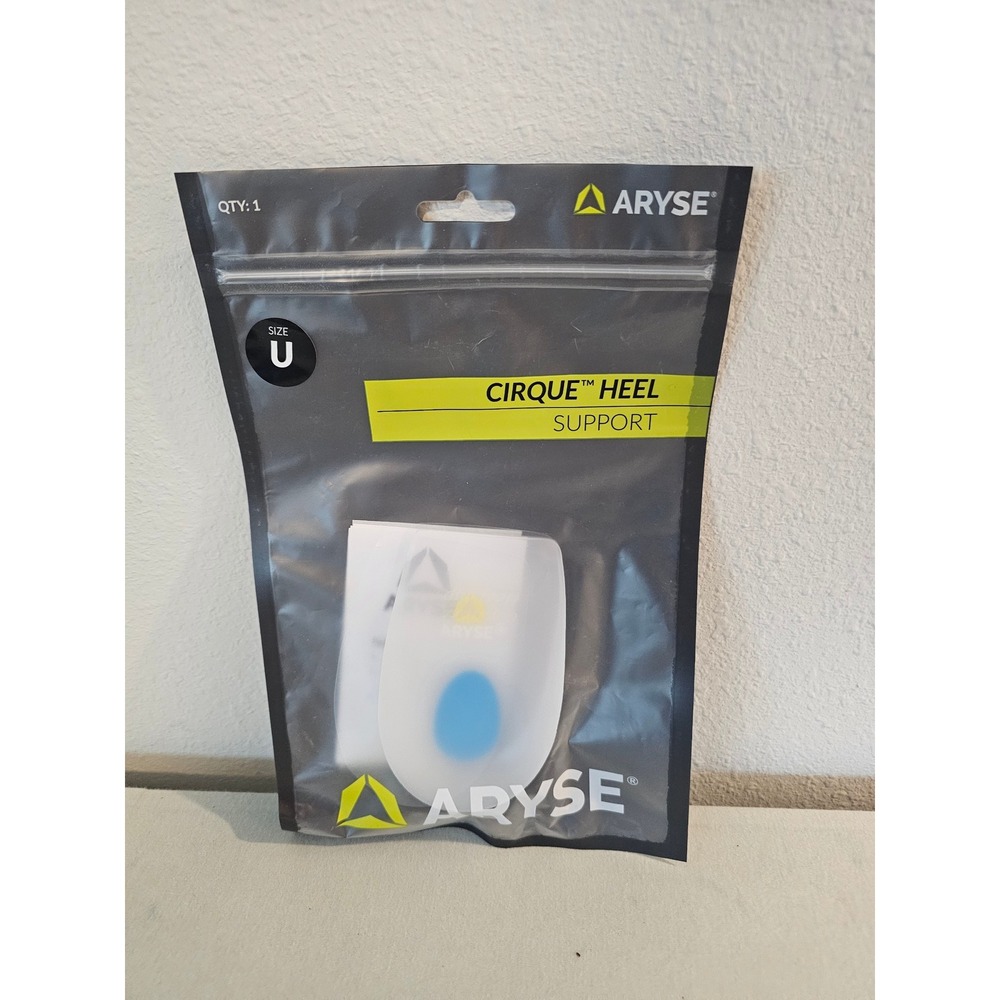 Aryse Size U Cirque Heel Support Silicone Bilateral Orthotic Insert